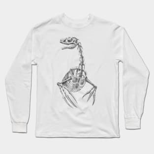Therizinosaurus Skeleton Long Sleeve T-Shirt